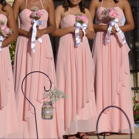 Dresses & Skirts - DUSTY PINK SWEETHEART CHIFFON DRESS